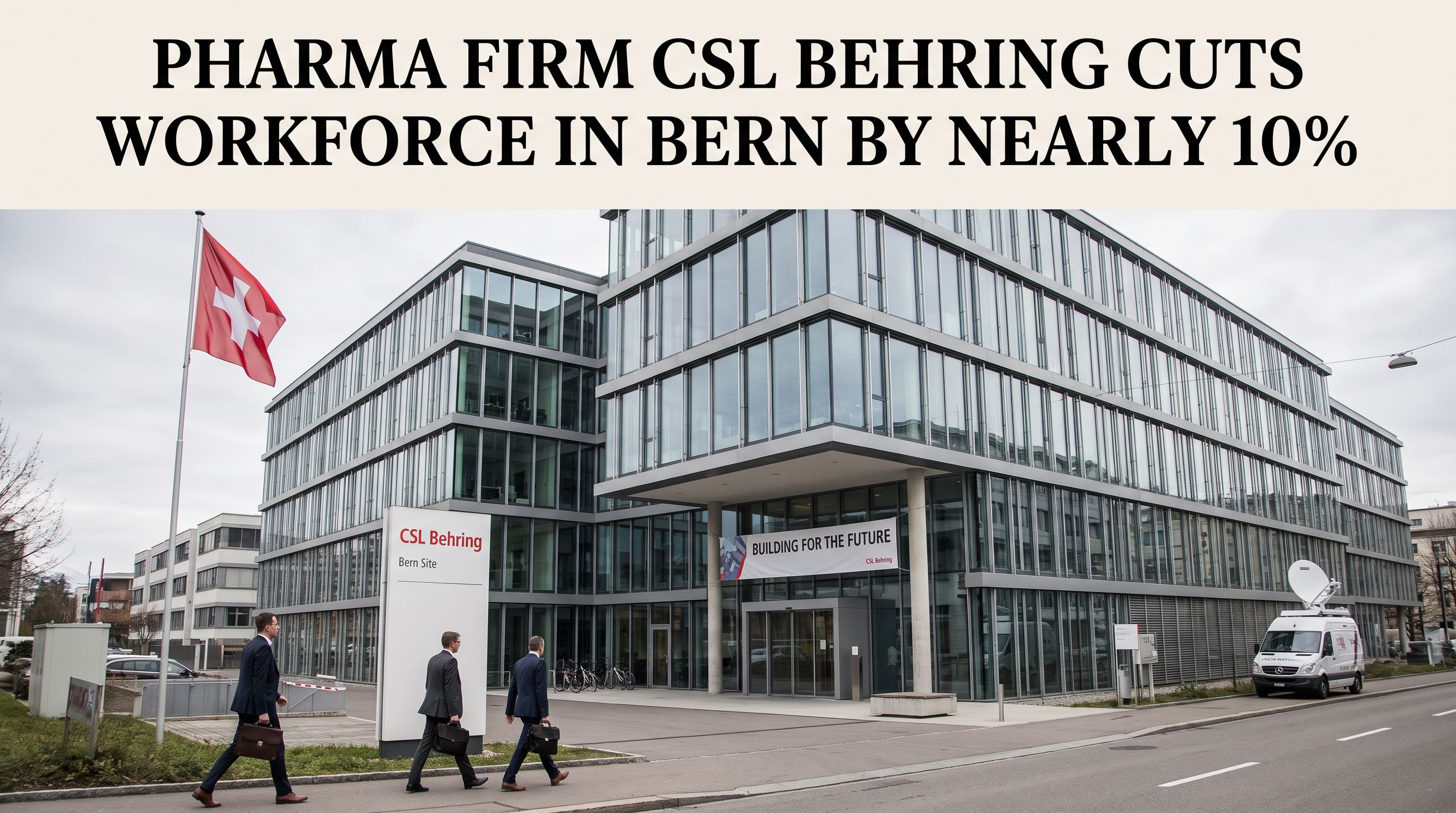 Pharma Firm CSL Behring Cuts Workforce in Bern by Nearly 10%