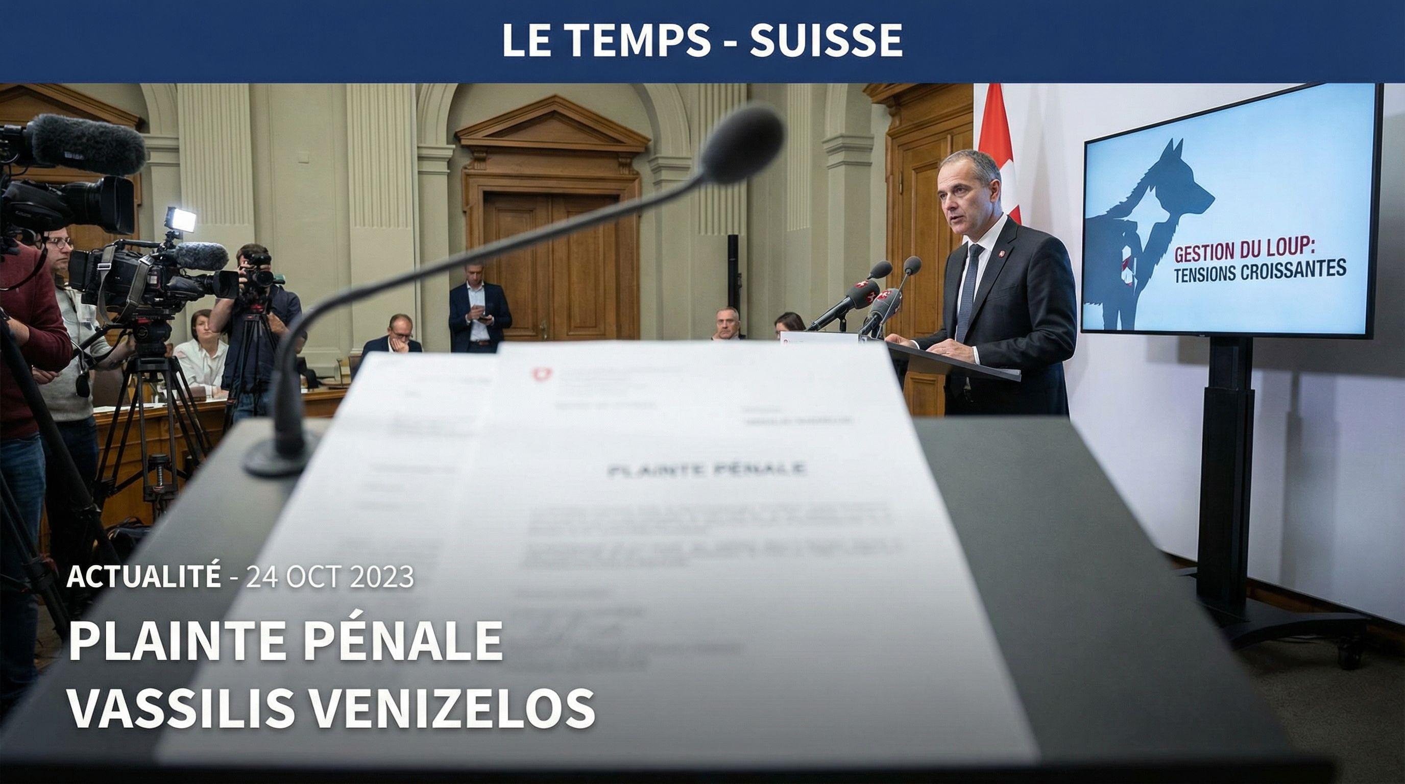 Death Threats Against Swiss Politician Spark Legal Action Over Wolf Management