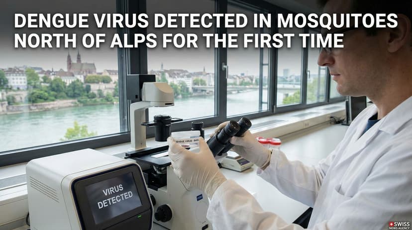 Dengue Virus Detected in Mosquitoes North of Alps for the First Time