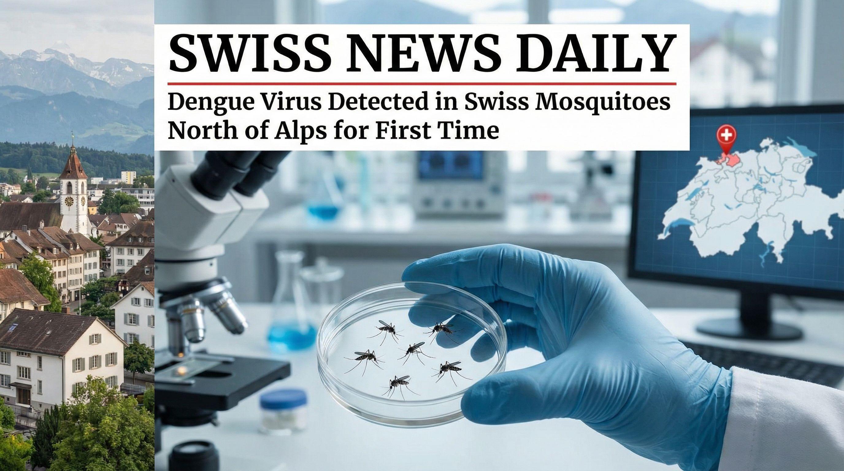 Dengue Virus Detected in Swiss Mosquitoes North of Alps for First Time