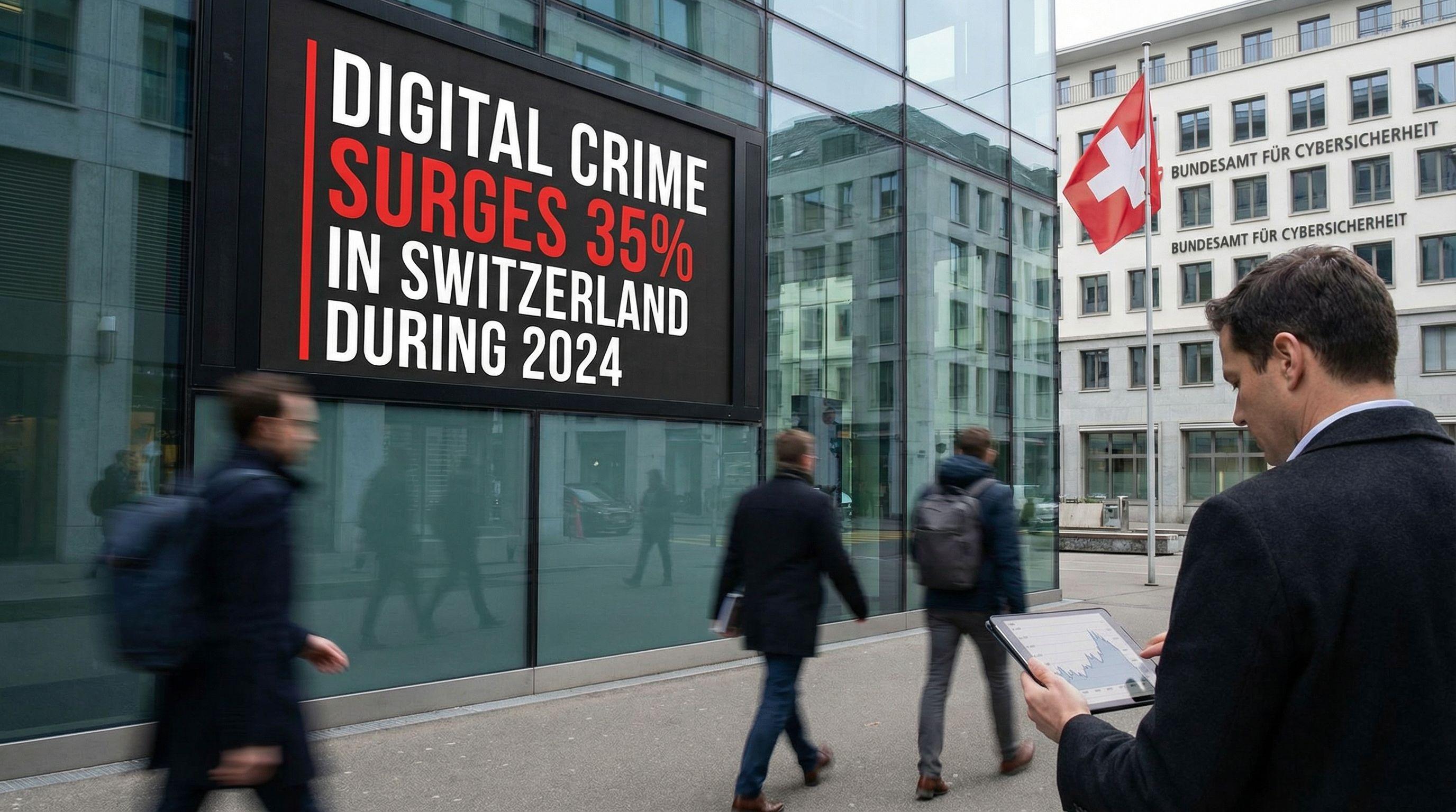 Digital Crime Surges 35% in Switzerland During 2024