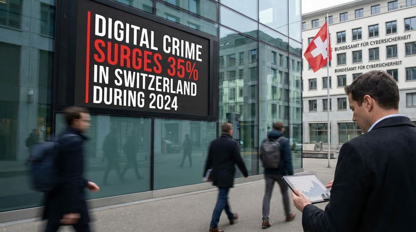 Digital Crime Surges 35% in Switzerland During 2024