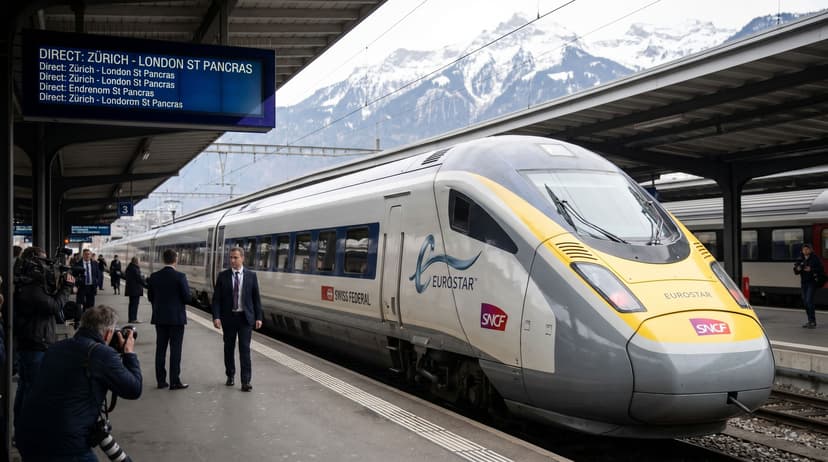 Direct Switzerland-London Train Service Moves a Step Closer to Reality