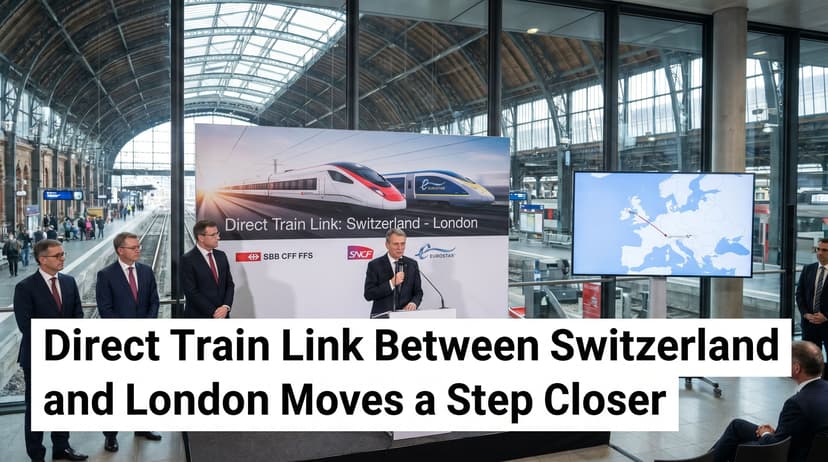 Direct Train Link Between Switzerland and London Moves a Step Closer