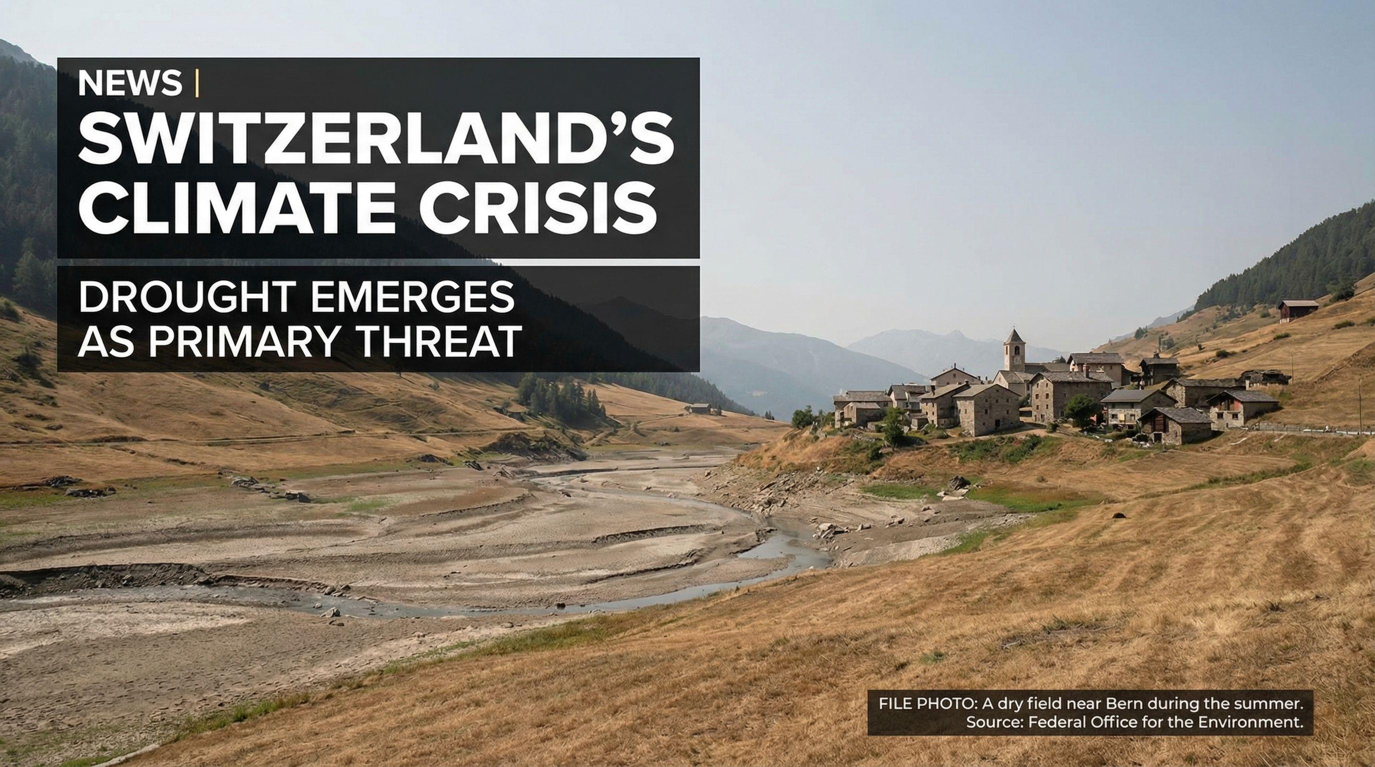 Drought Emerges as Switzerland's Primary Climate Threat