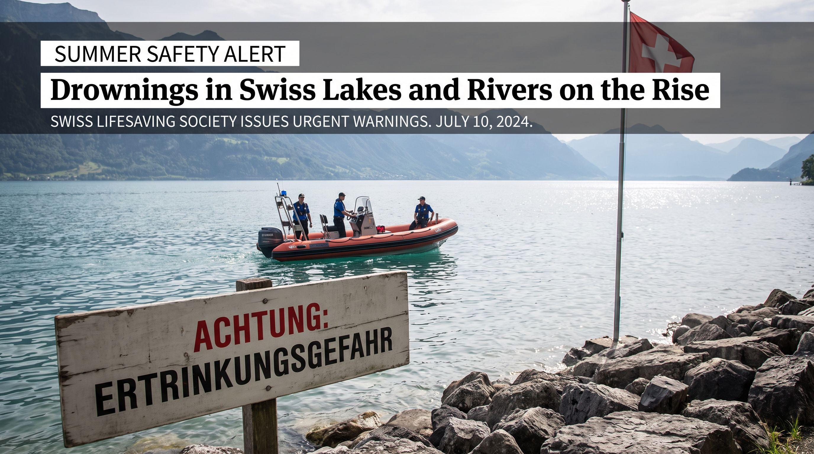 Summer Safety Alert: Drownings in Swiss Lakes and Rivers on the Rise