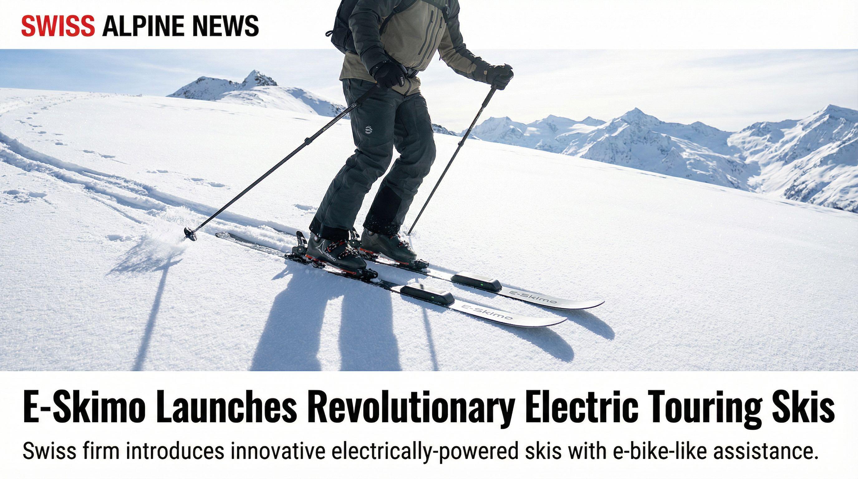 E-Skimo Launches Revolutionary Electric Touring Skis