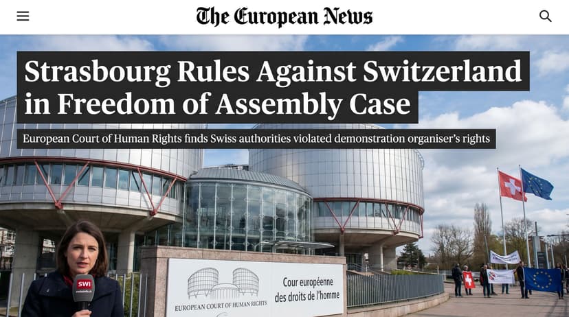 Strasbourg Rules Against Switzerland in Freedom of Assembly Case