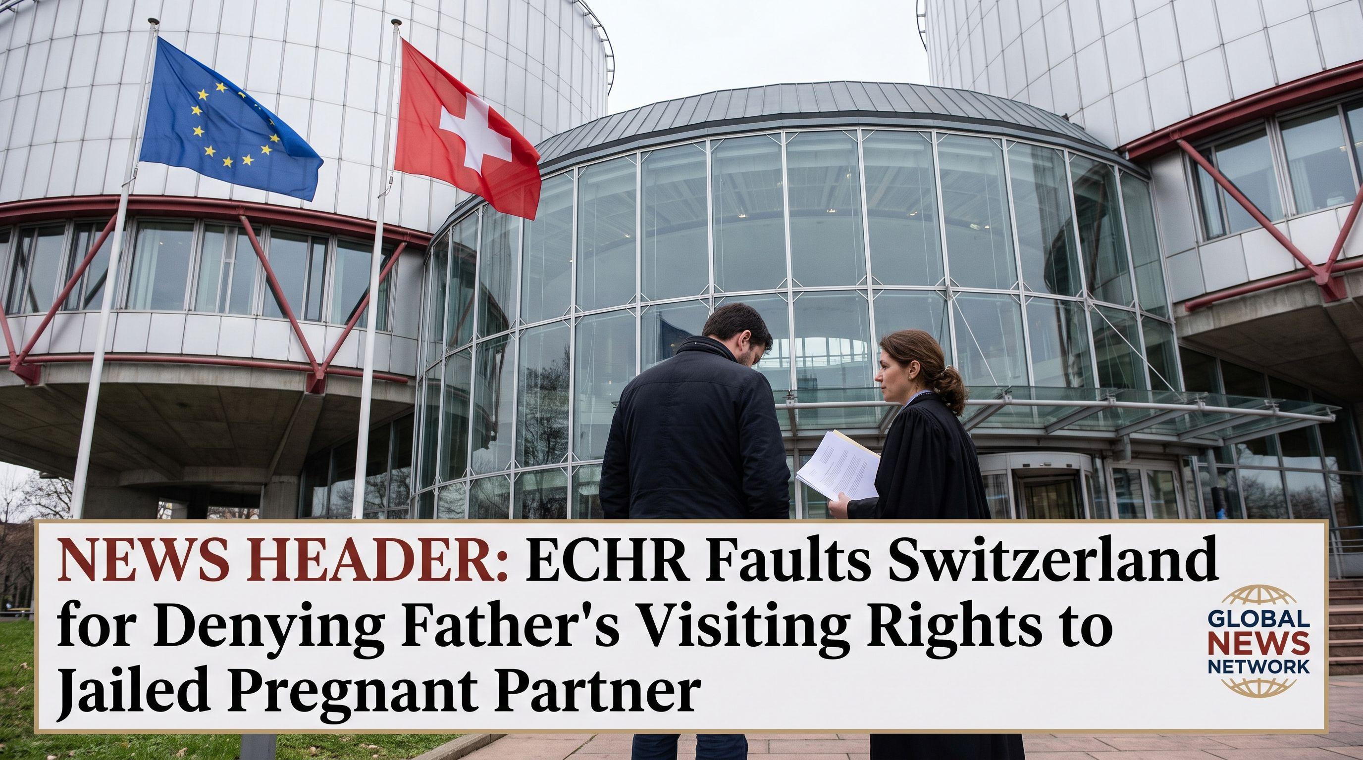 ECHR Faults Switzerland for Denying Father's Visiting Rights to Jailed Pregnant Partner