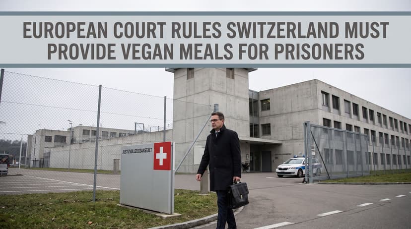 European Court Rules Switzerland Must Provide Vegan Meals for Prisoners
