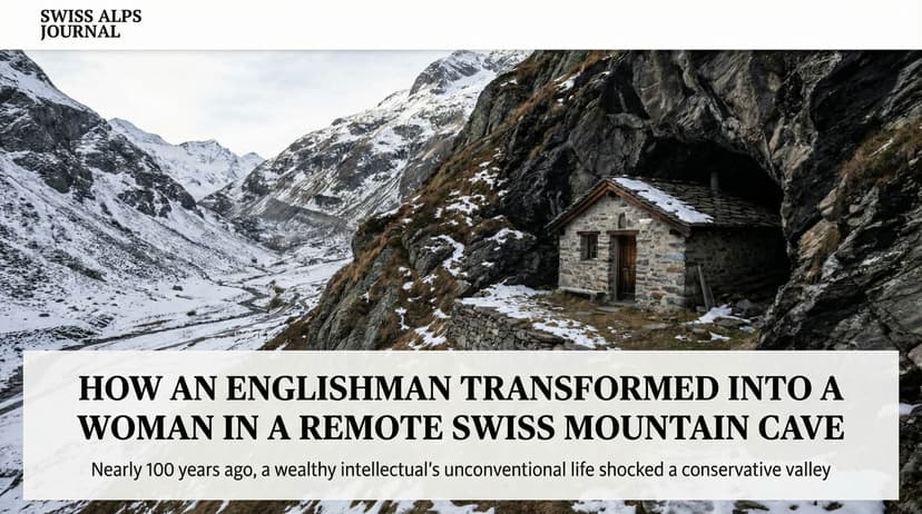How an Englishman Transformed Into a Woman in a Remote Swiss Mountain Cave