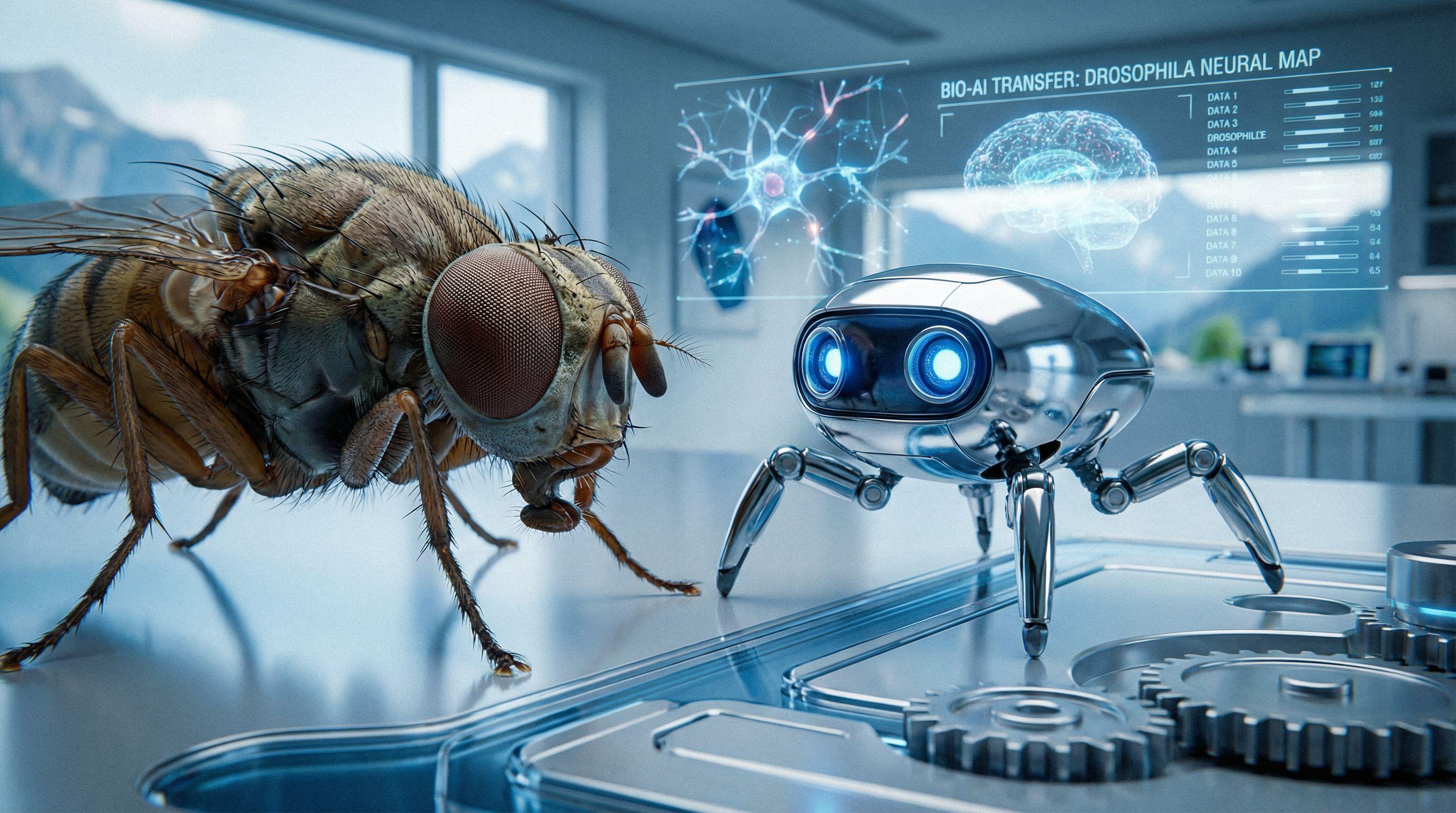 EPFL Scientists Study Fruit Flies to Revolutionize Robotics
