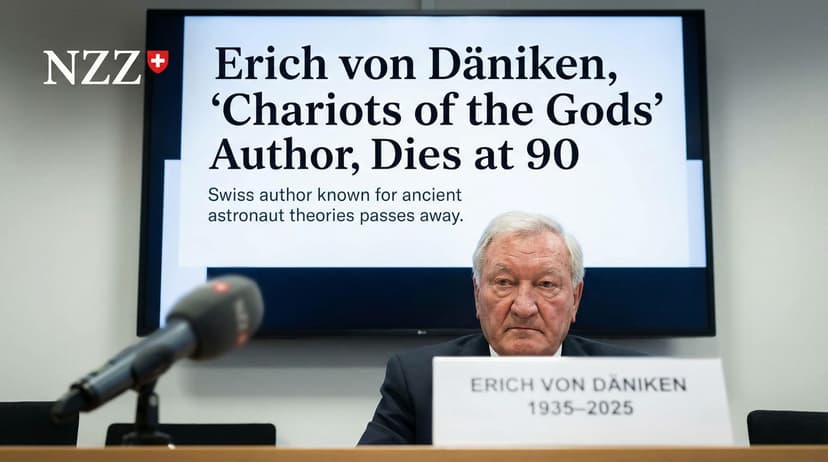 Erich von DĂ€niken, 'Chariots of the Gods' Author, Dies at 90
