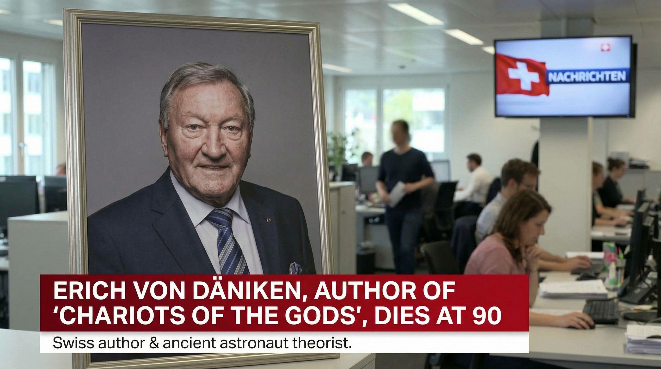 Erich von Däniken, 'Chariots of the Gods' Author, Dies at 90