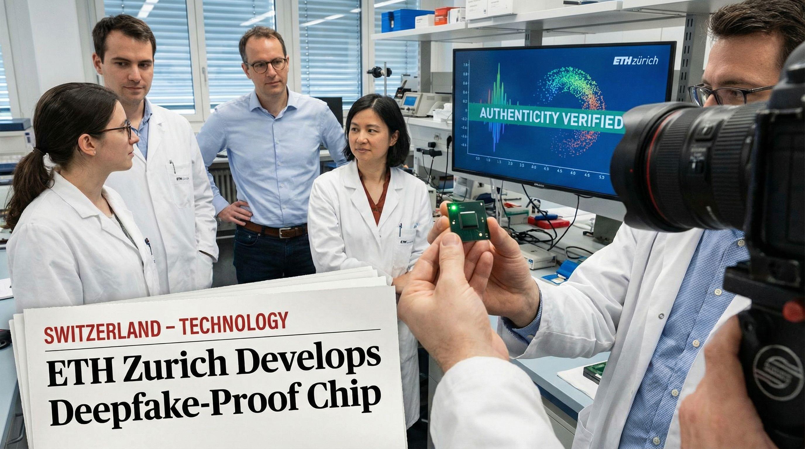 ETH Zurich Scientists Develop Chip to Combat Deepfakes at the Source