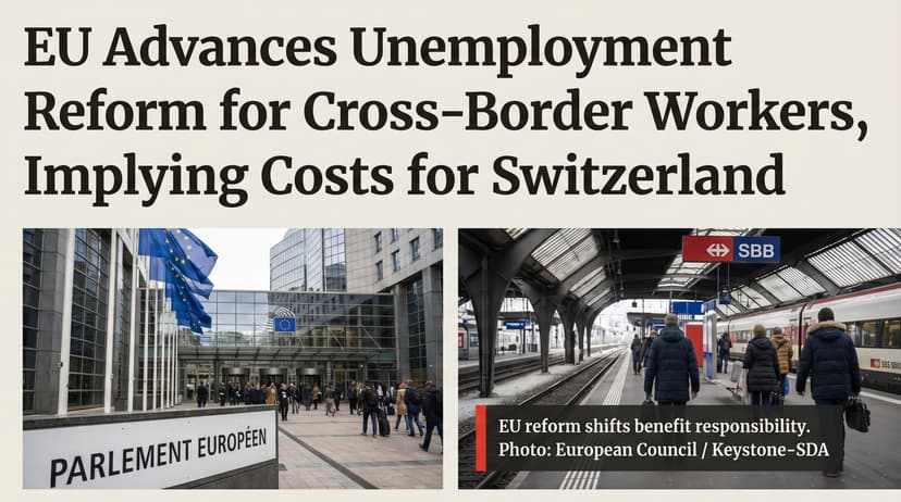 EU Advances Unemployment Reform for Cross-Border Workers, Implying Costs for Switzerland