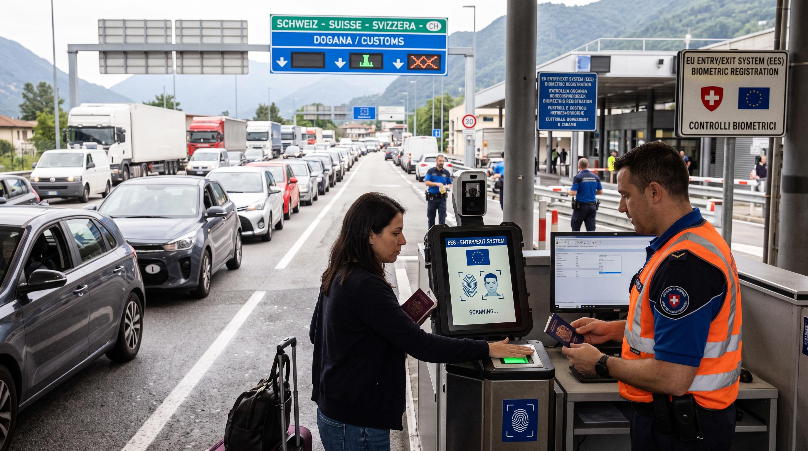 EU biometric border checks could slow crossings into Switzerland