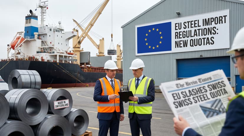 EU Tightens Steel Import Rules, Reducing Duty-Free Quotas for Switzerland