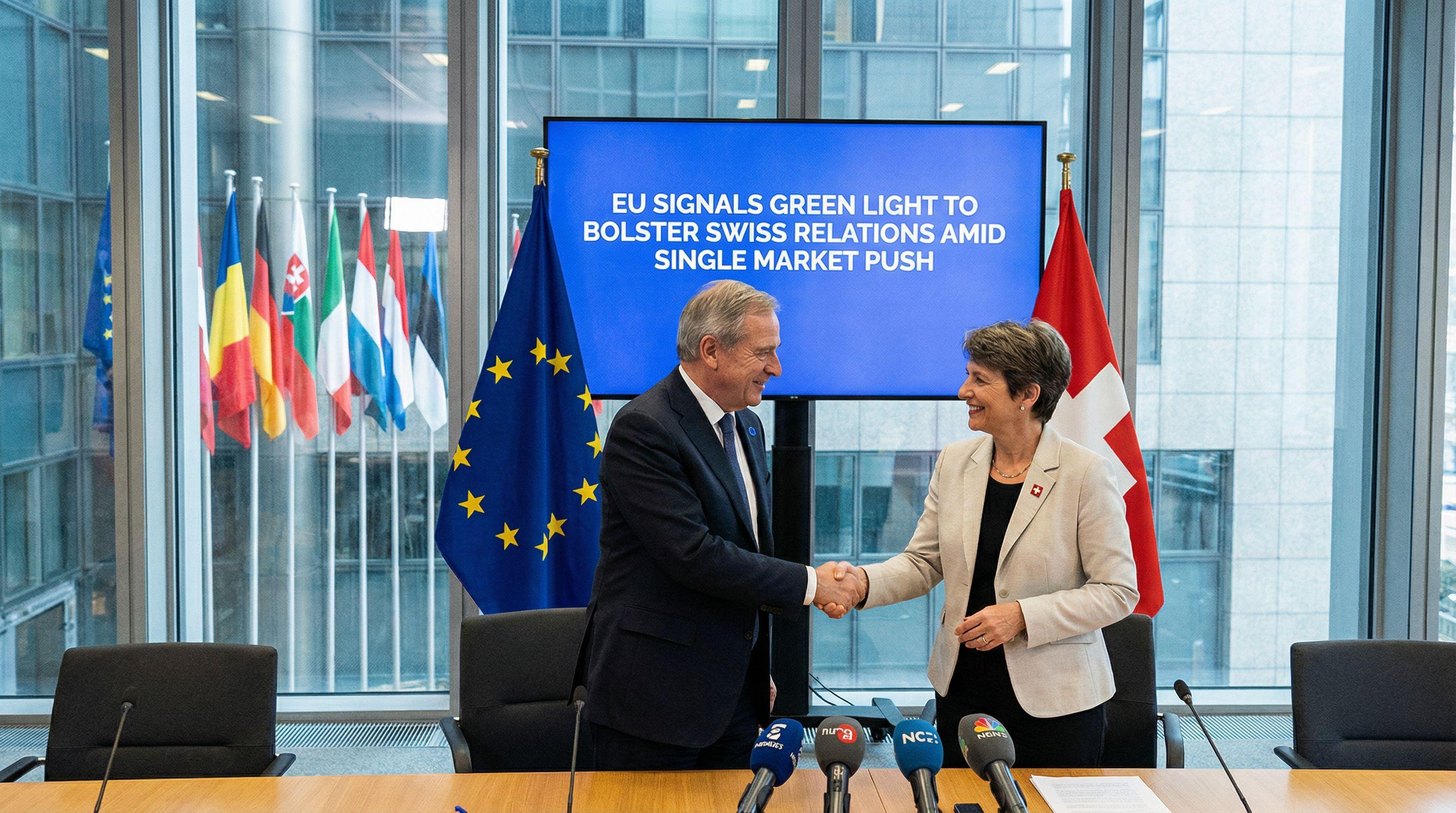 EU Signals Green Light to Bolster Swiss Relations Amid Single Market Push