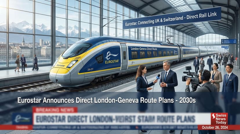 Eurostar Announces Direct London-Geneva Route Plans