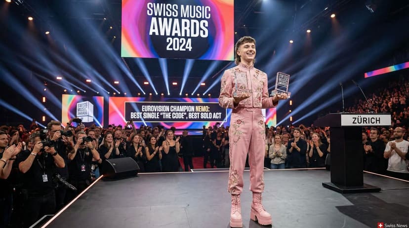 Eurovision Champion Nemo Triumphs at Swiss Music Awards