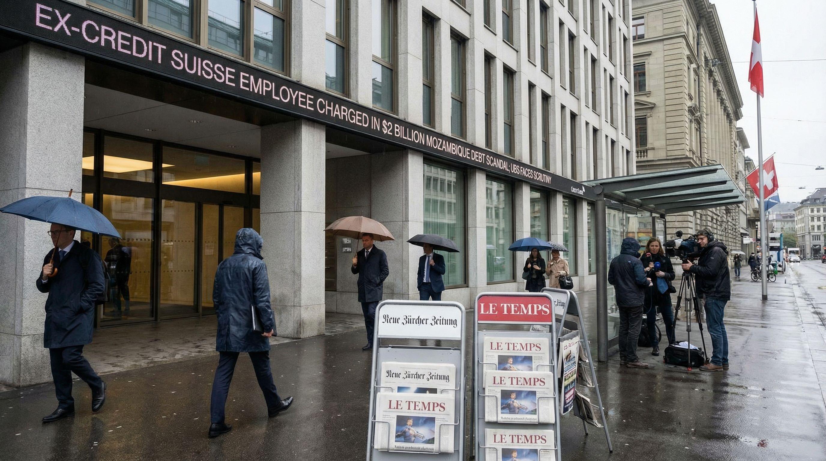 Ex-Credit Suisse Employee Charged in $2 Billion Mozambique Debt Scandal; UBS Faces Scrutiny