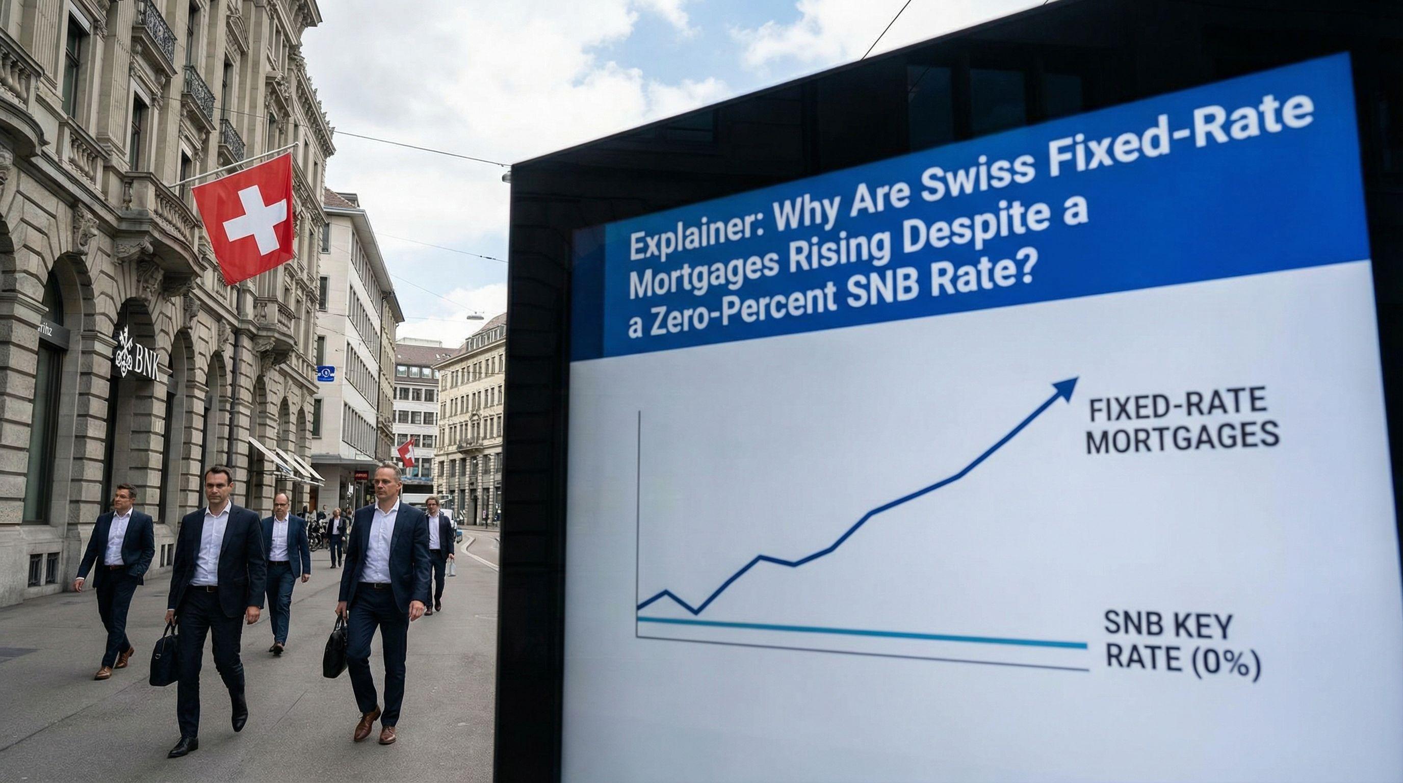 Explainer: Why Are Swiss Fixed-Rate Mortgages Rising Despite a Zero-Percent SNB Rate?