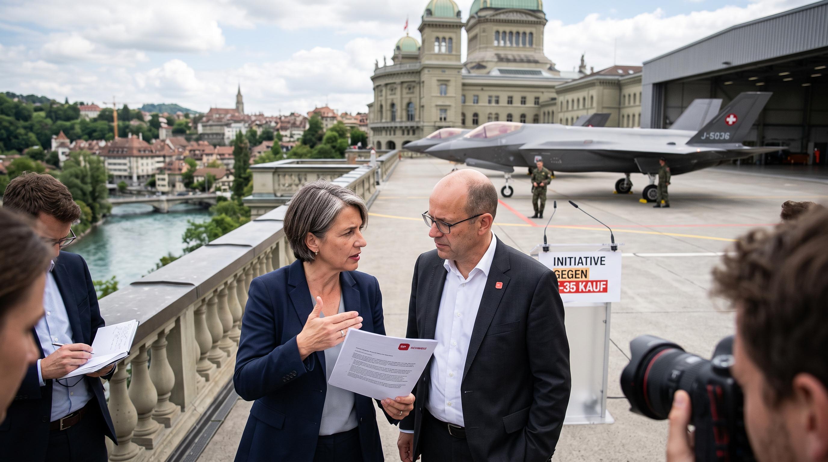 Swiss left seeks inquiry into disputed F-35 fighter-jet purchase