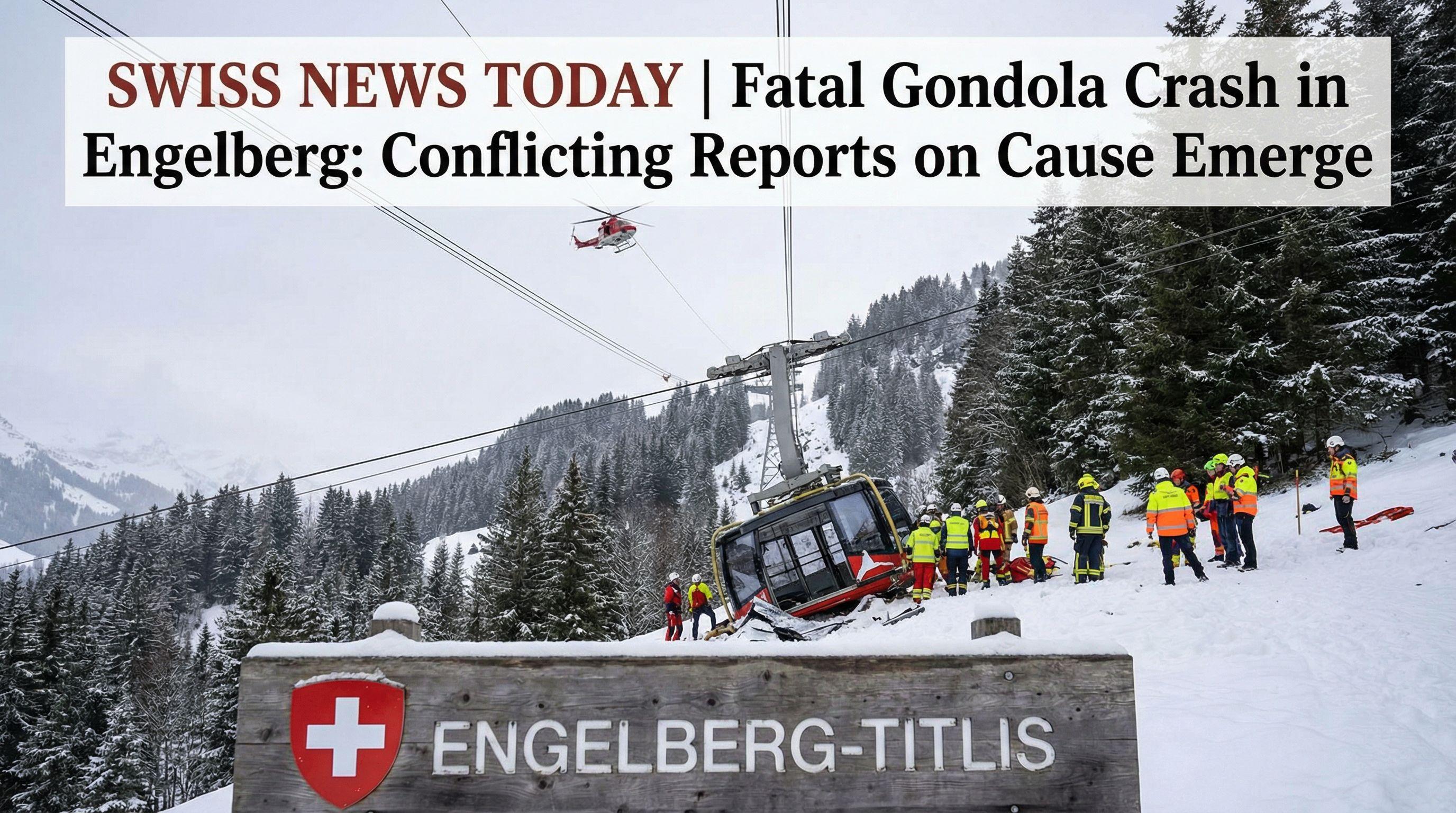 Fatal Gondola Crash in Engelberg: Conflicting Reports on Cause Emerge
