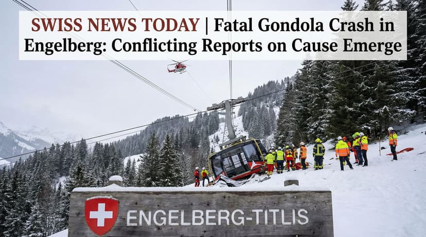 Fatal Gondola Crash in Engelberg: Conflicting Reports on Cause Emerge