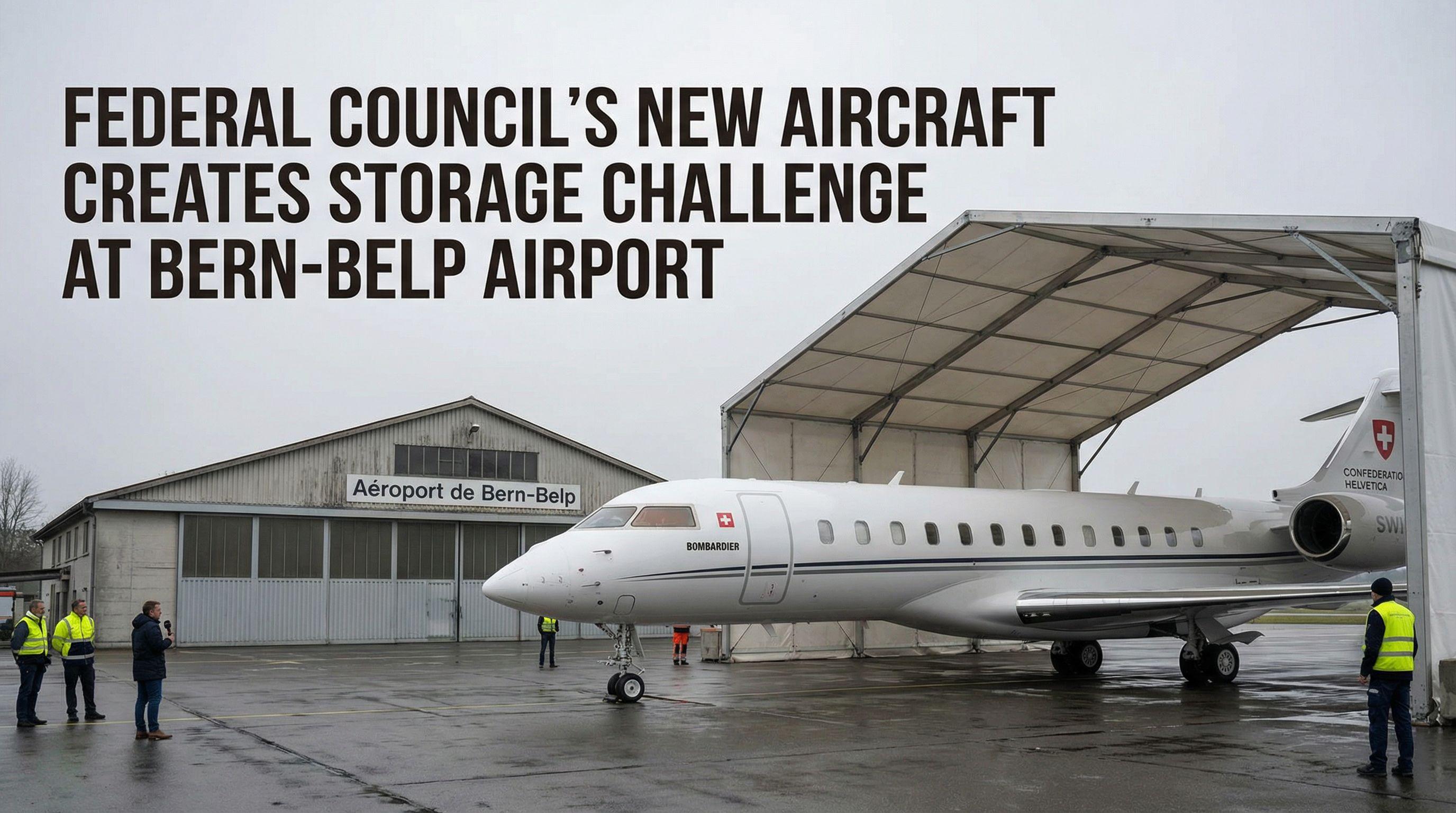 Federal Council's New Aircraft Creates Storage Challenge at Bern-Belp Airport