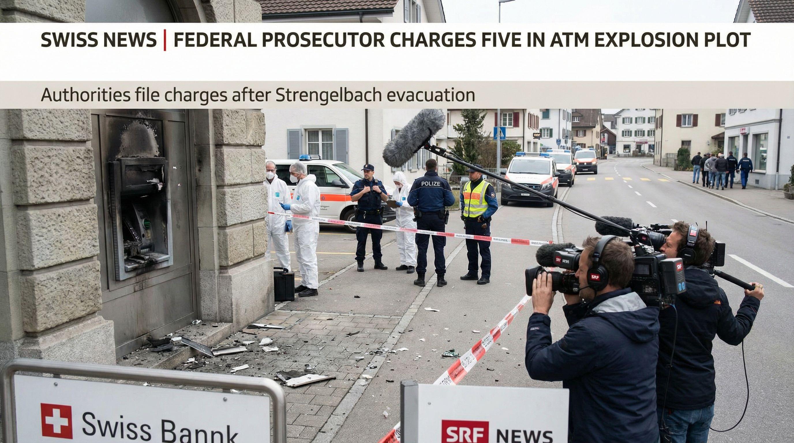 Federal Prosecutor Charges Five in ATM Explosion Plot