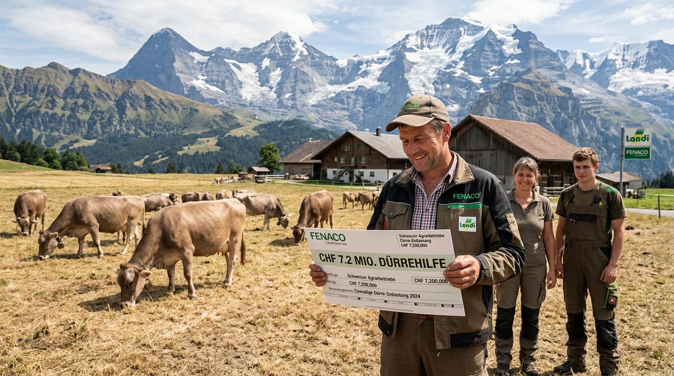 Swiss cooperative provides CHF7.2 million in drought relief to farms