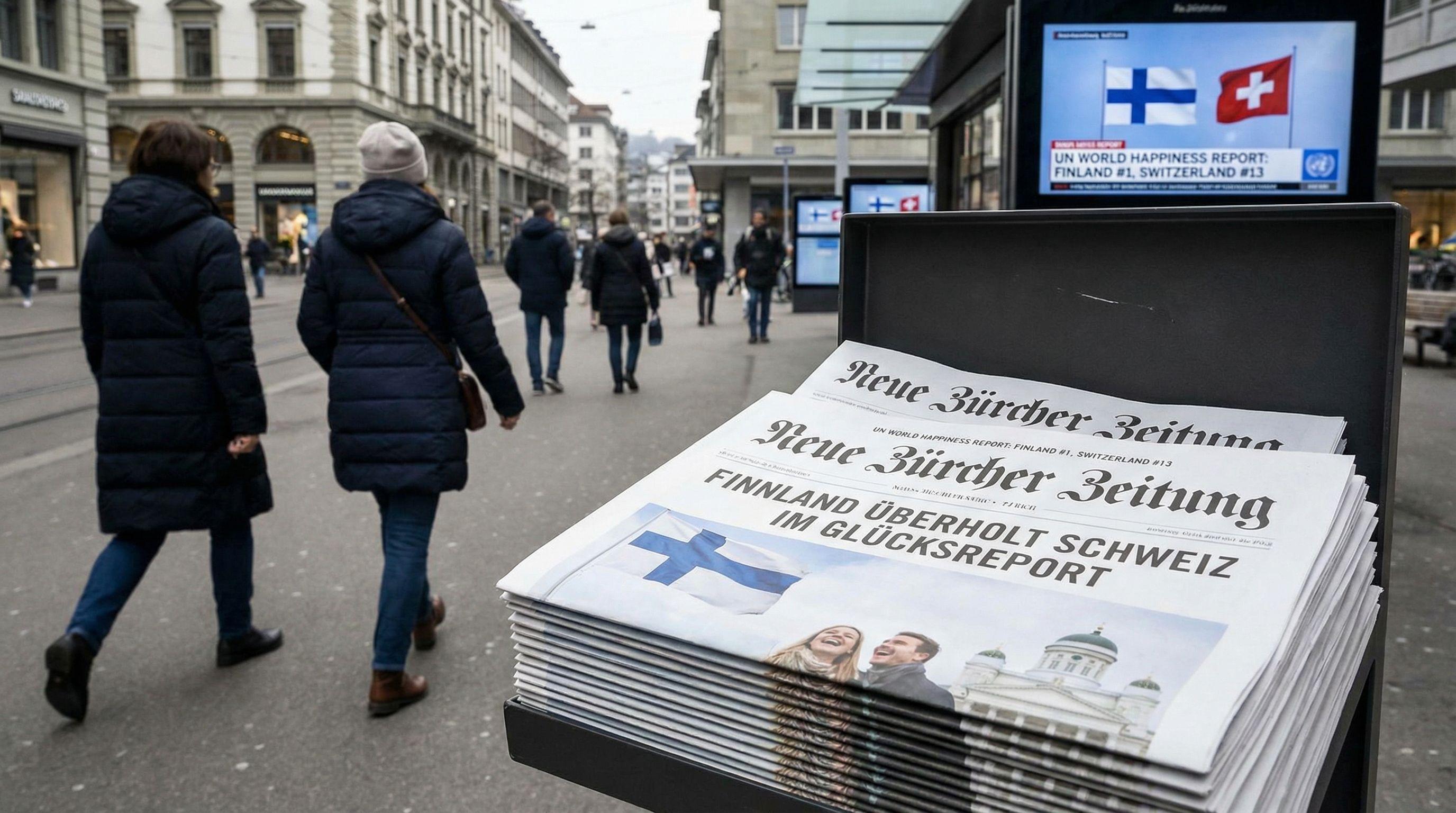 Finland Outranks Switzerland in Global Happiness Report