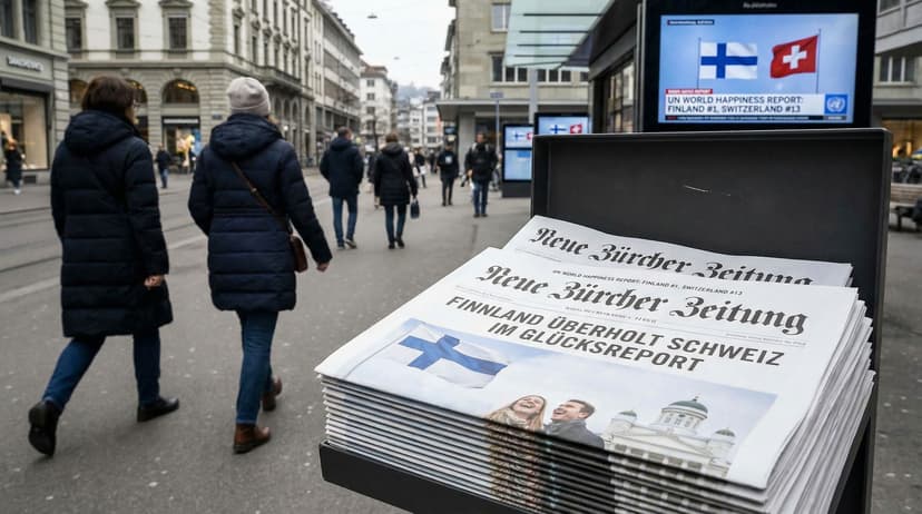 Finland Outranks Switzerland in Global Happiness Report