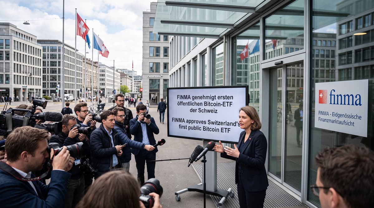 FINMA approves Switzerland’s first public bitcoin ETF