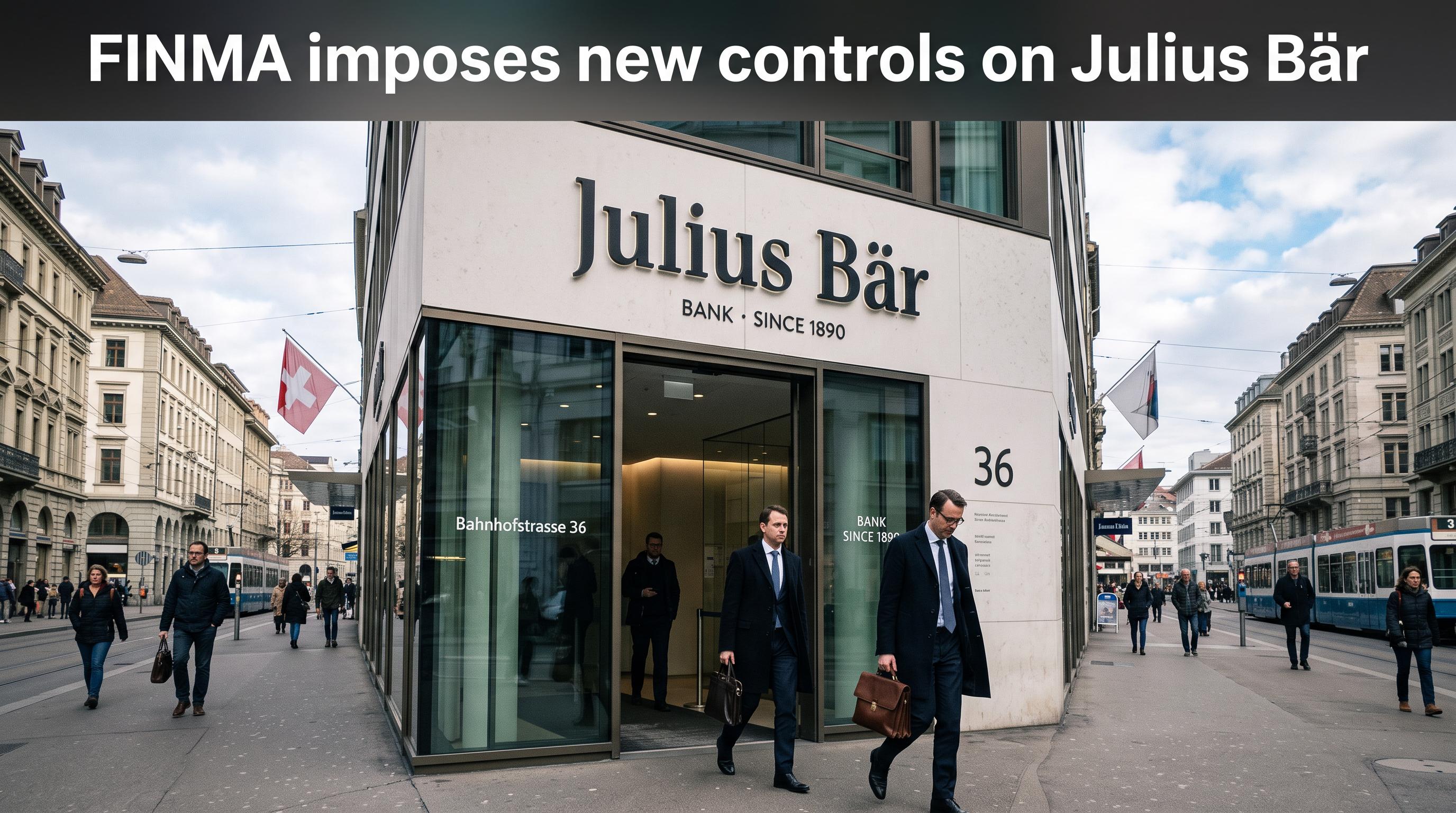 FINMA imposes new controls on Julius Bär