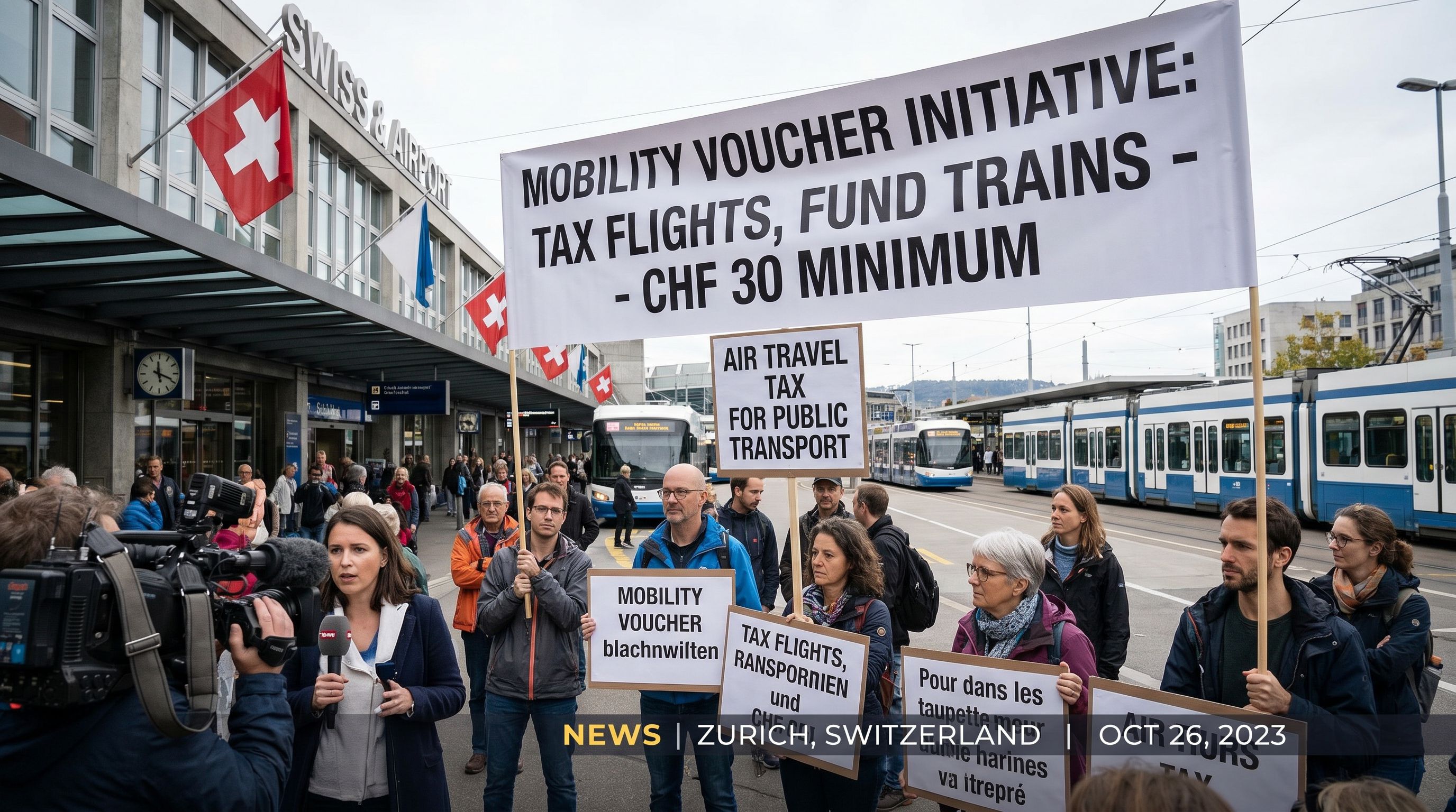 New Initiative Launched to Tax Flights for Public Transport Funding