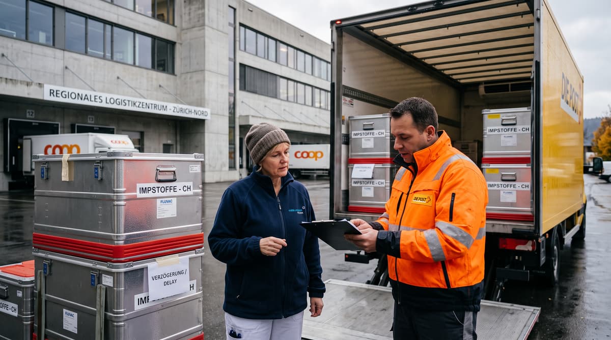 Flu-vaccine deliveries delayed across Switzerland