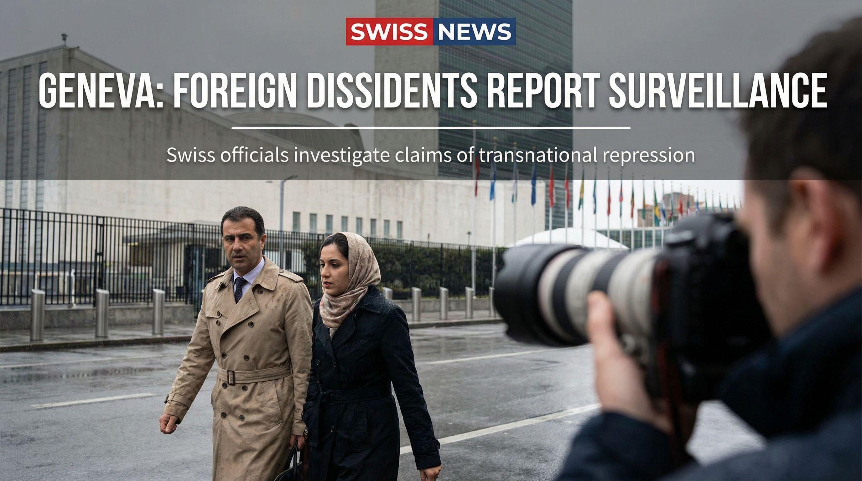 Foreign dissidents face surveillance and threats on Swiss soil