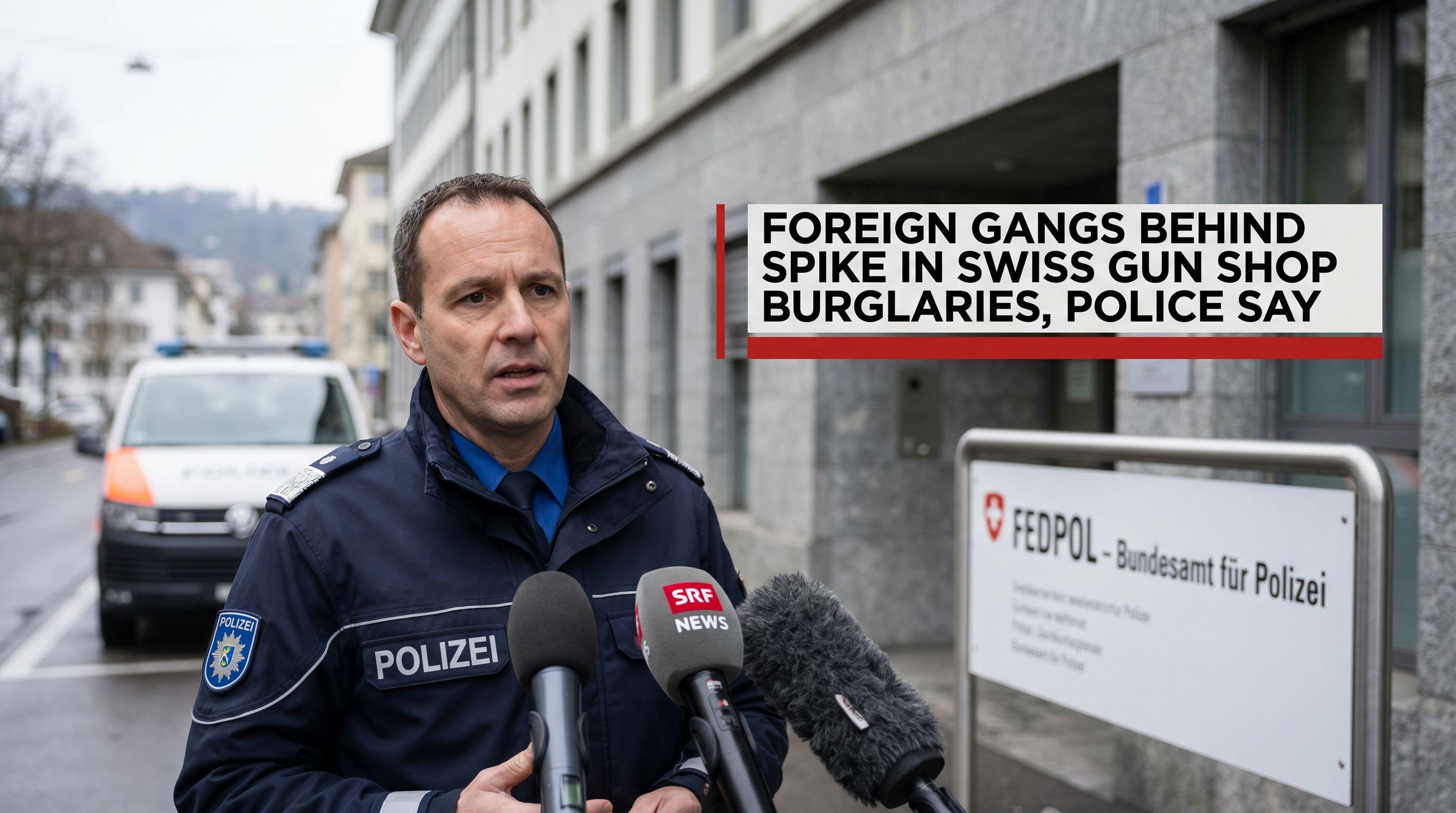 Foreign Gangs Behind Spike in Swiss Gun Shop Burglaries, Police Say