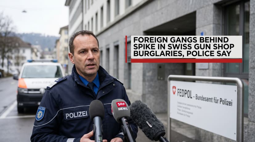 Foreign Gangs Behind Spike in Swiss Gun Shop Burglaries, Police Say