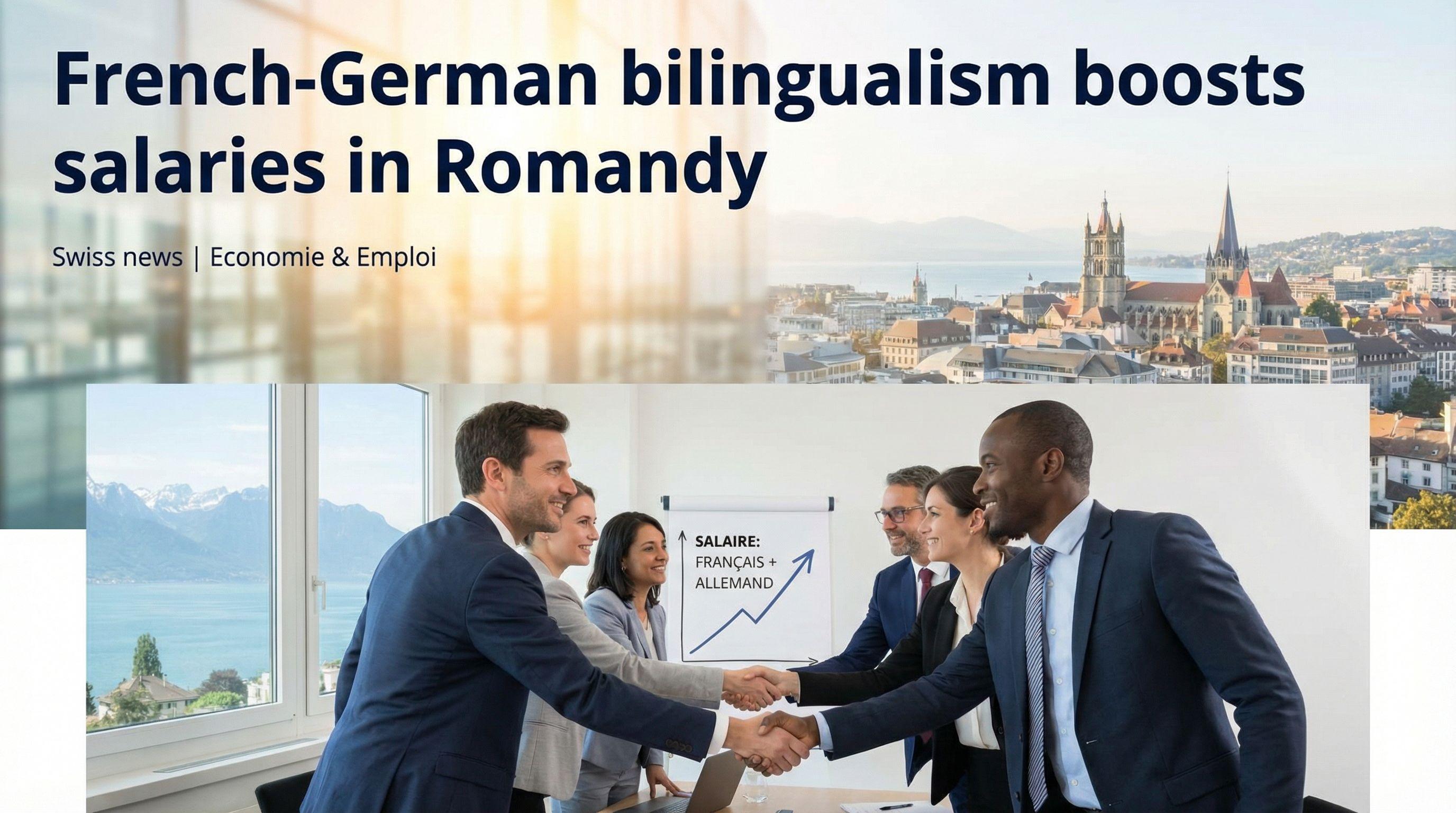 French-German bilingualism boosts salaries in Romandy