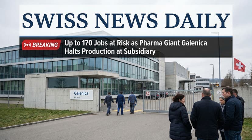 Up to 170 Jobs at Risk as Pharma Giant Galenica Halts Production at Subsidiary