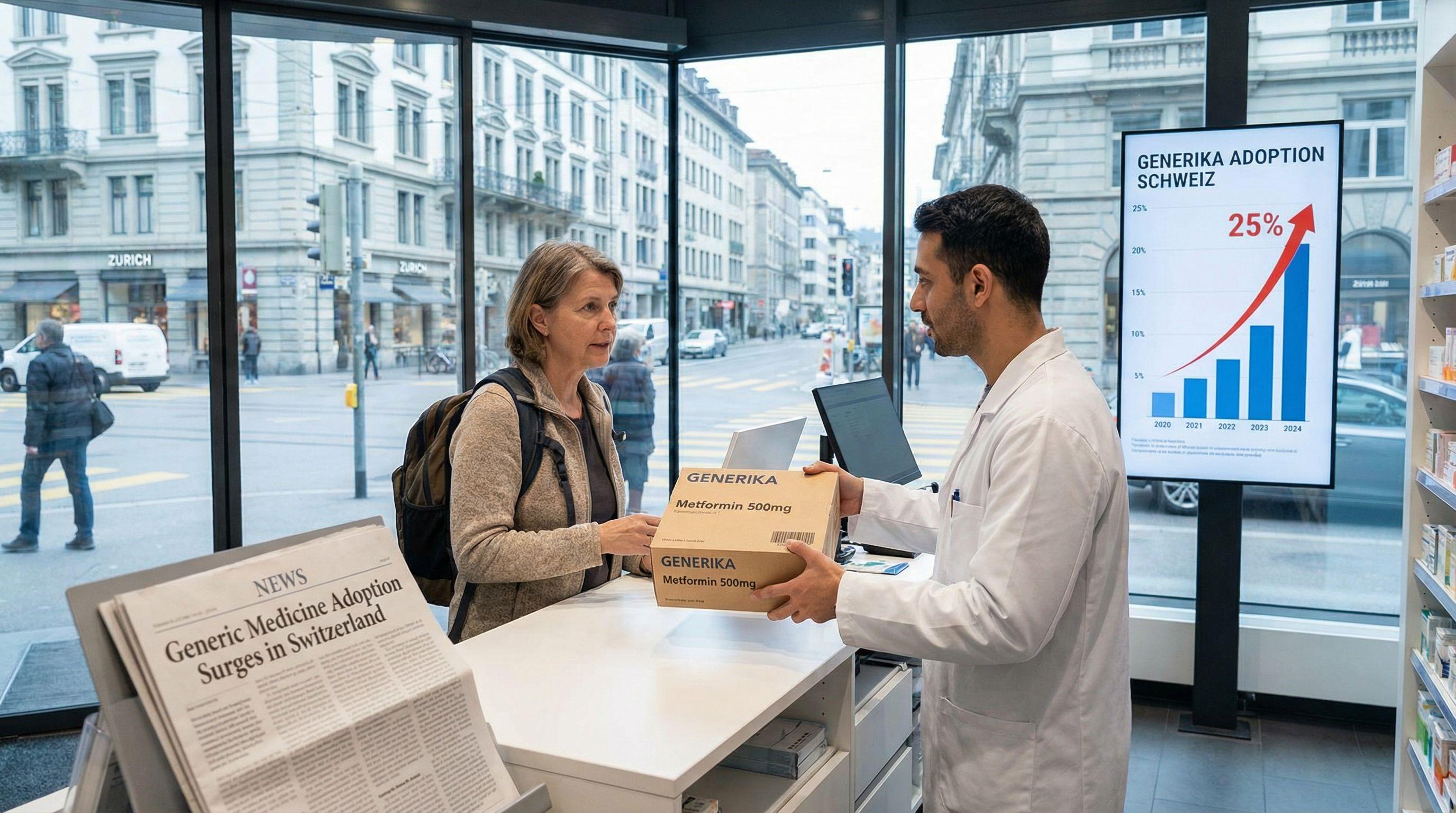 Generic Medicine Adoption Surges in Switzerland