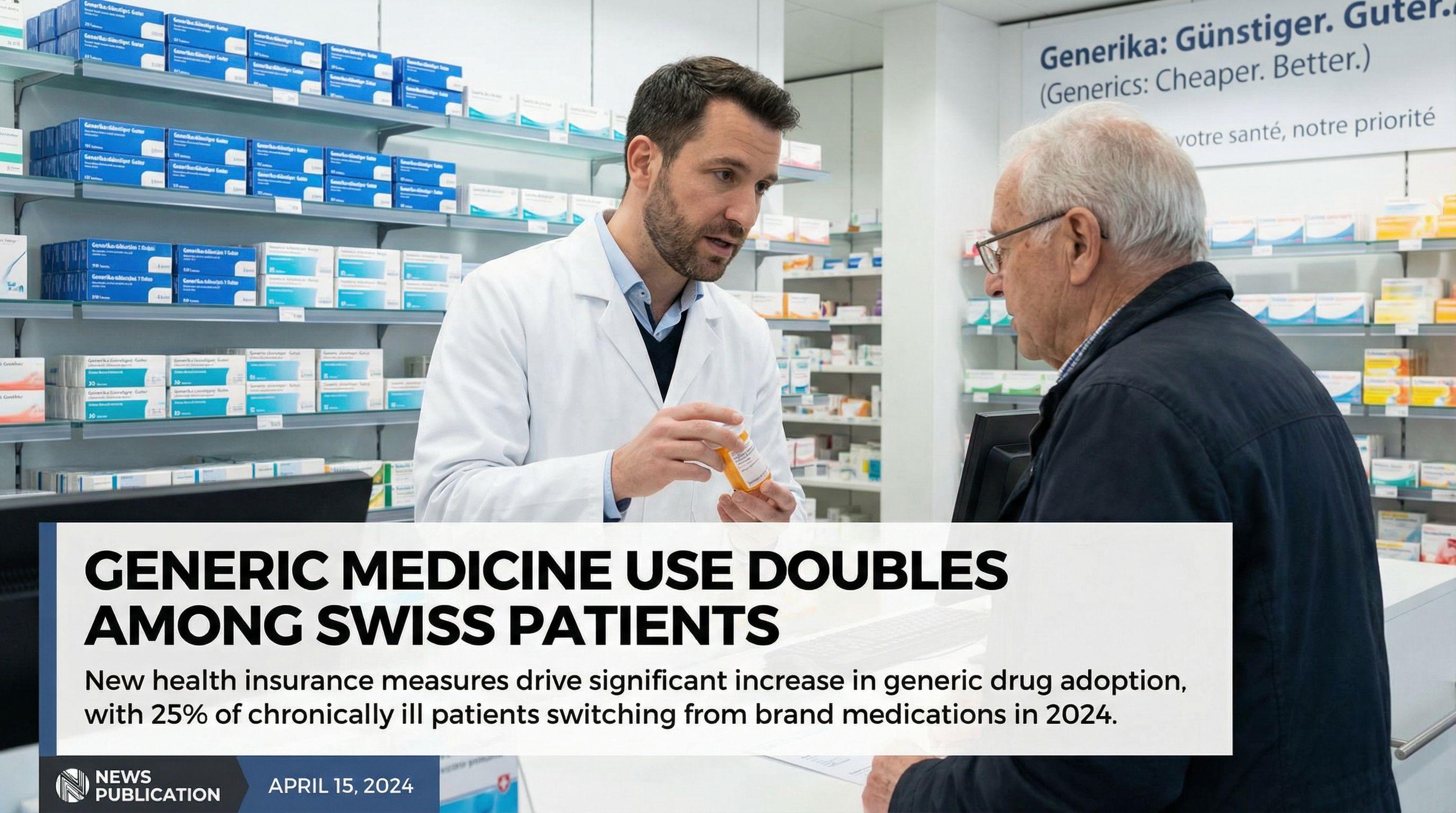 Generic Medicine Use Doubles Among Swiss Patients