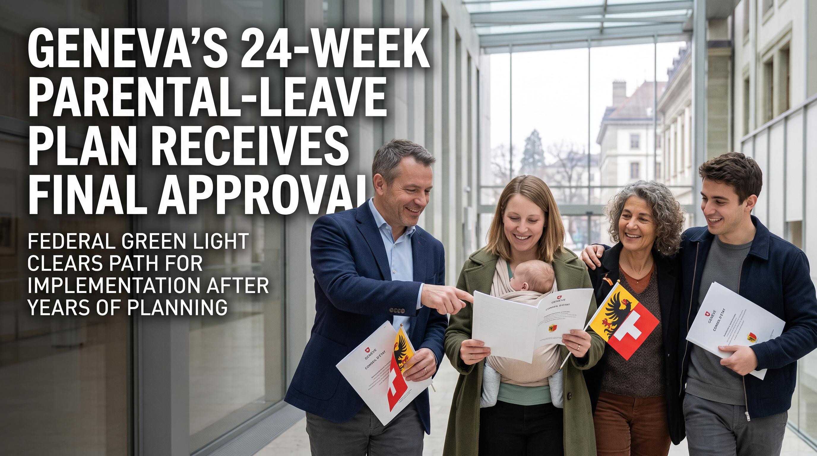 Geneva’s 24-week parental-leave plan receives final approval