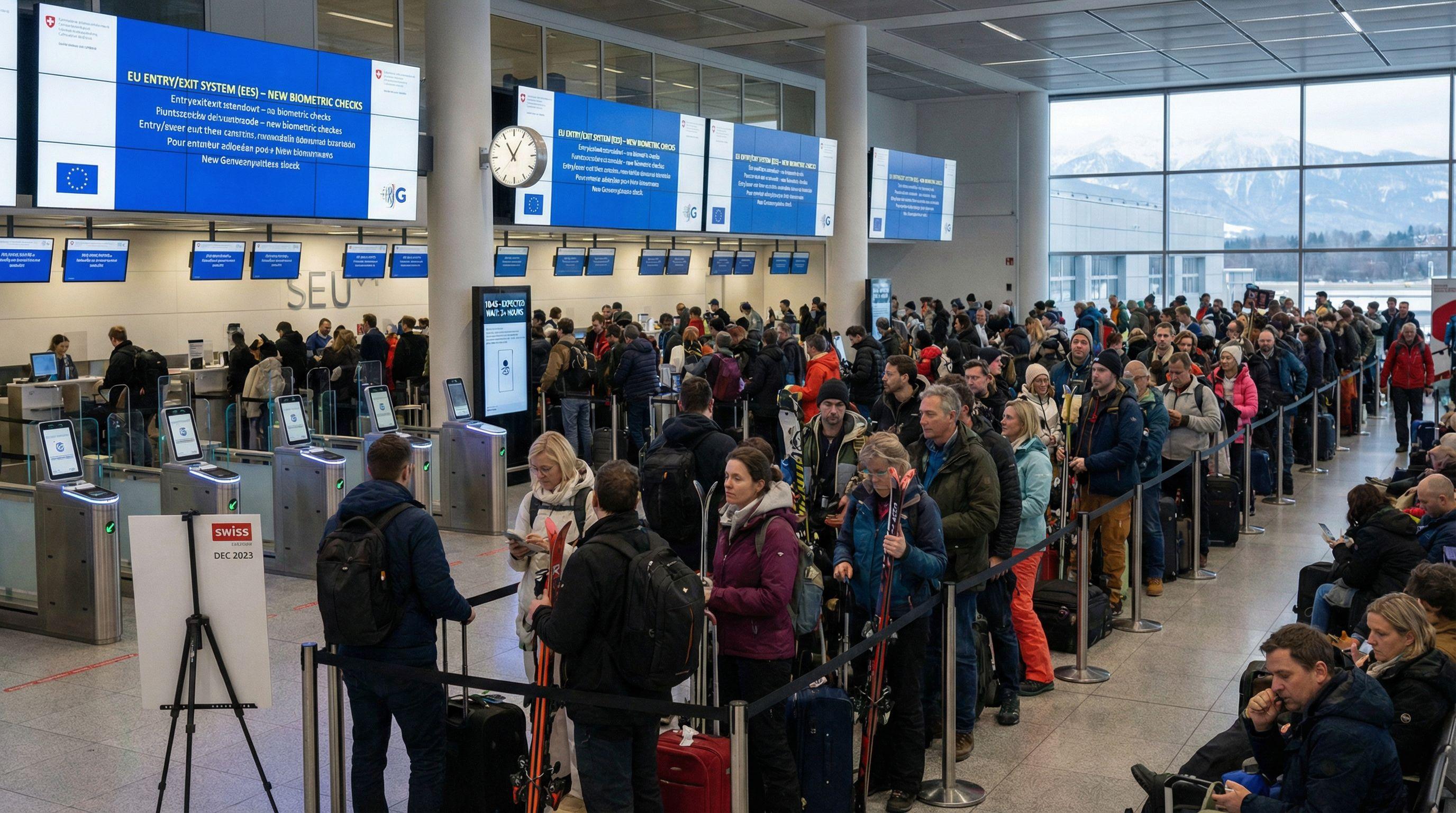 New EU Biometric System Causes 'Interminable Queues' at Geneva Airport