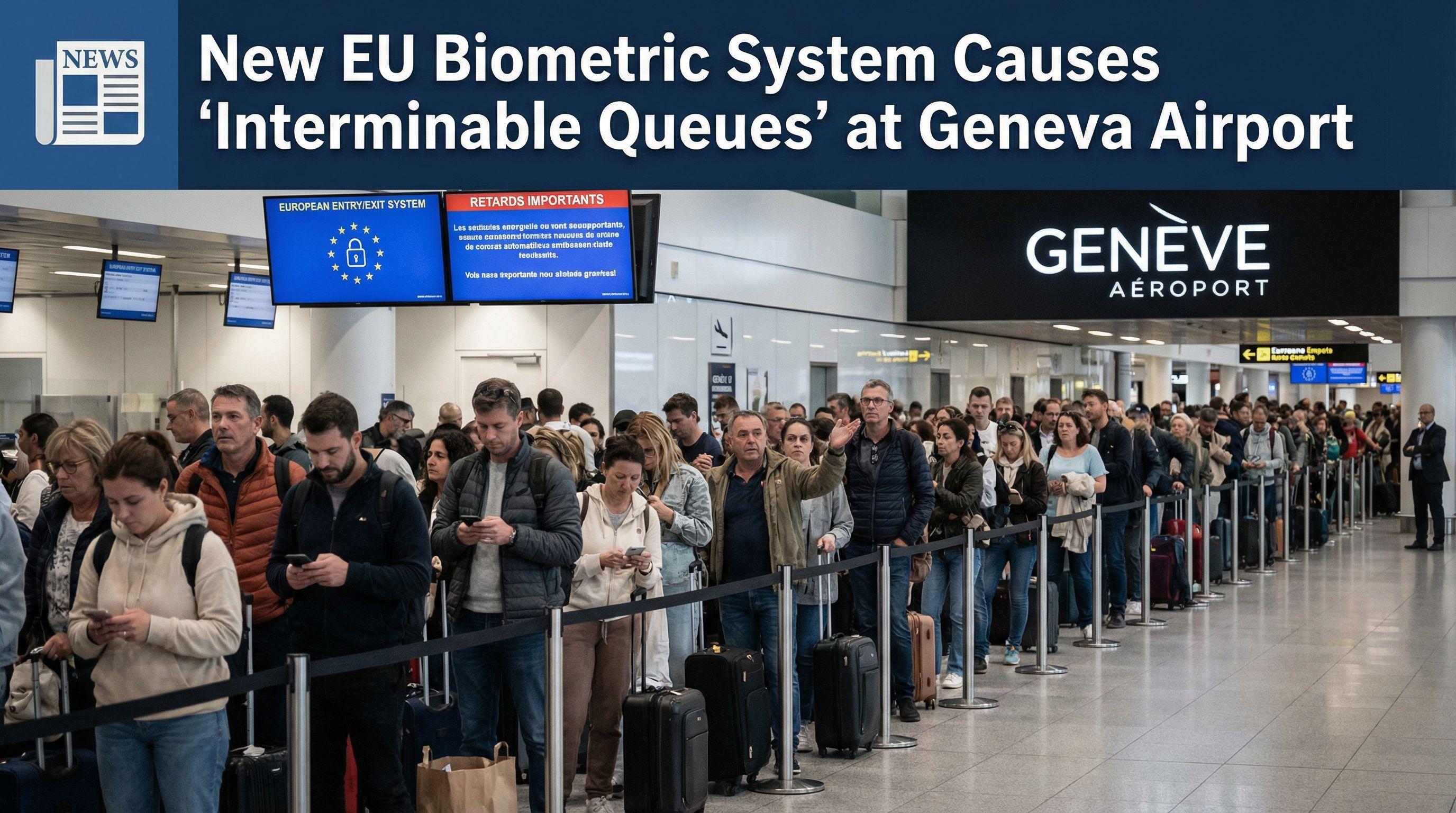 New EU Biometric System Causes 'Interminable Queues' at Geneva Airport