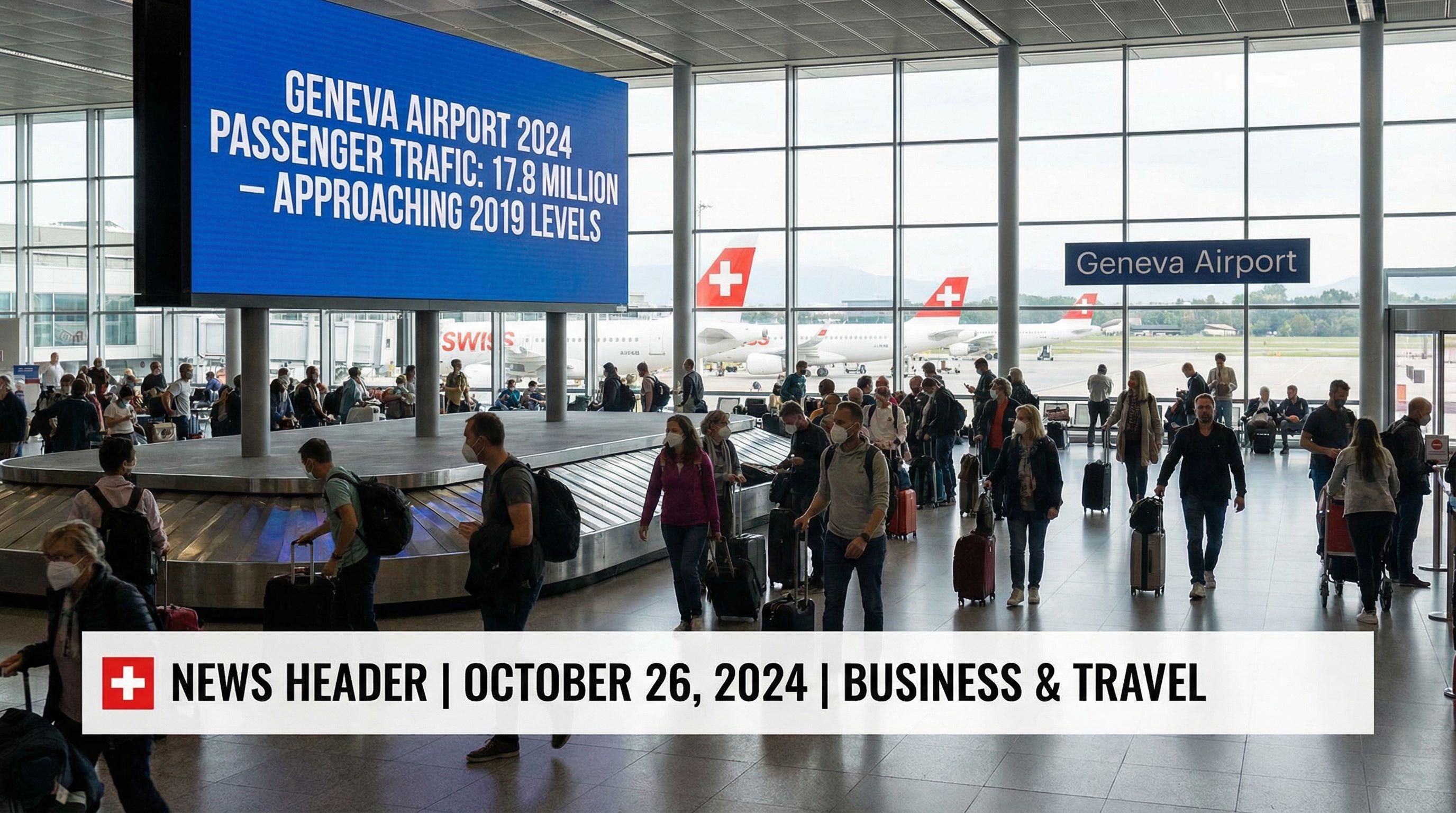 Geneva Airport Nears Pre-Pandemic Recovery